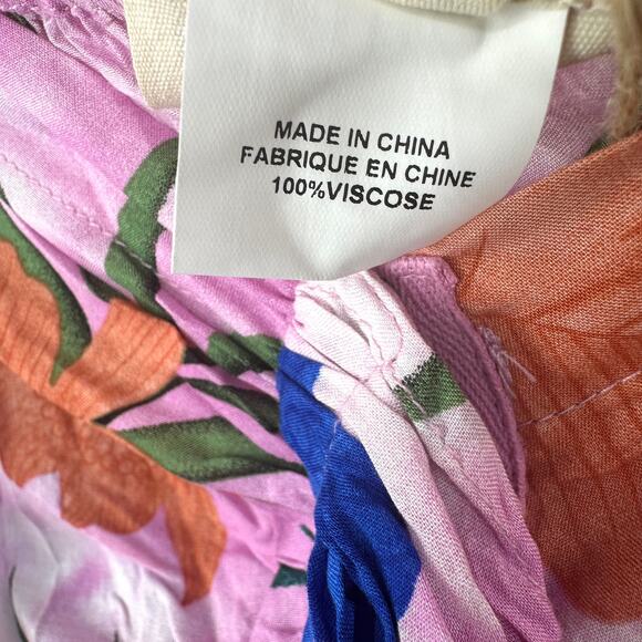 Muche et Muchette Tropical Flower Swim Cover Up Beach Skirt Size OS - Picture 7 of 10